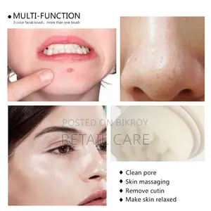 2-in-1 Silicone Facial Cleansing Brush & Face Massager