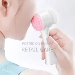 2-in-1 Silicone Facial Cleansing Brush & Face Massager