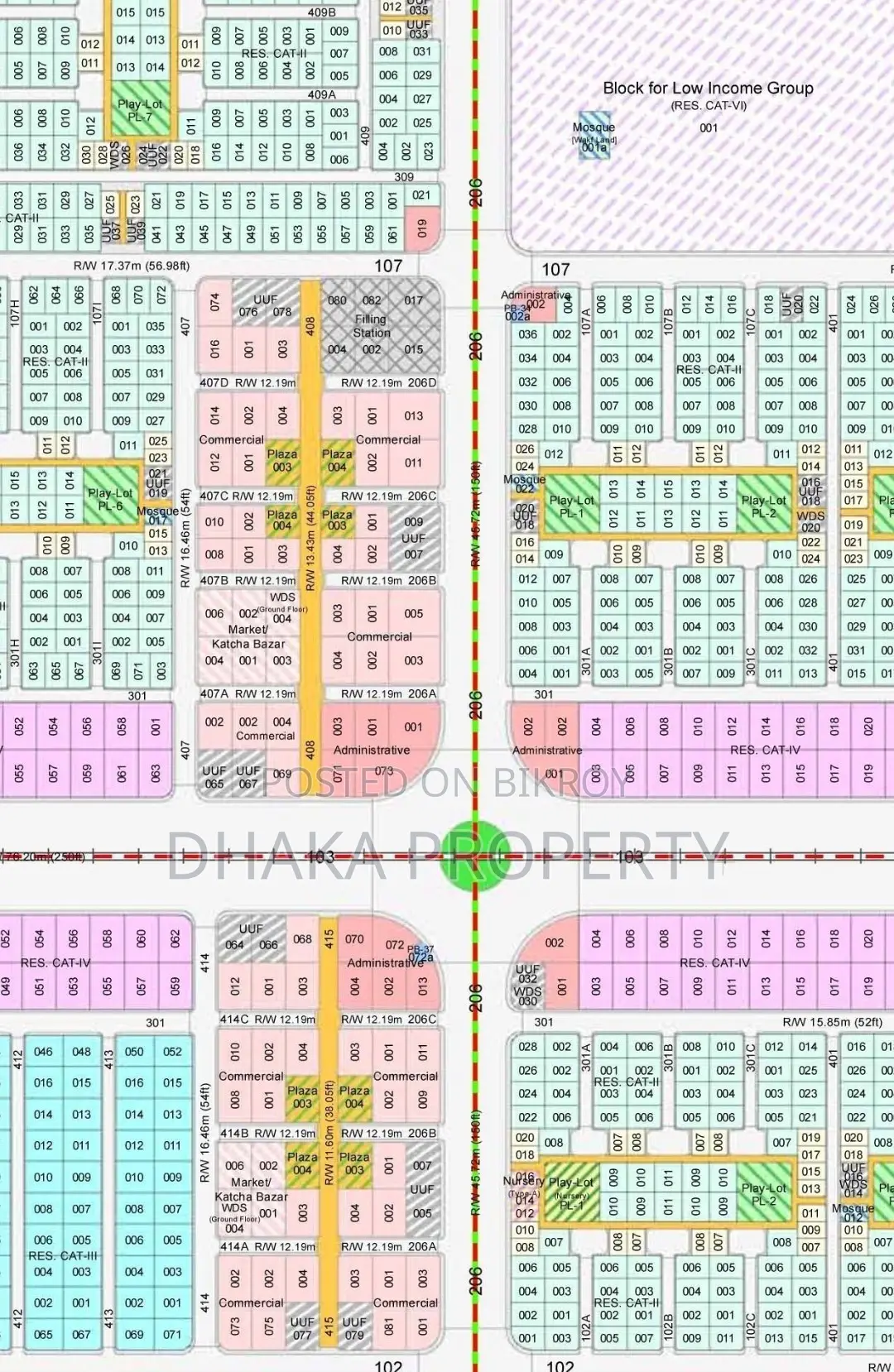 Vip Sector Land Sale 3 Katha East at Sector-11
