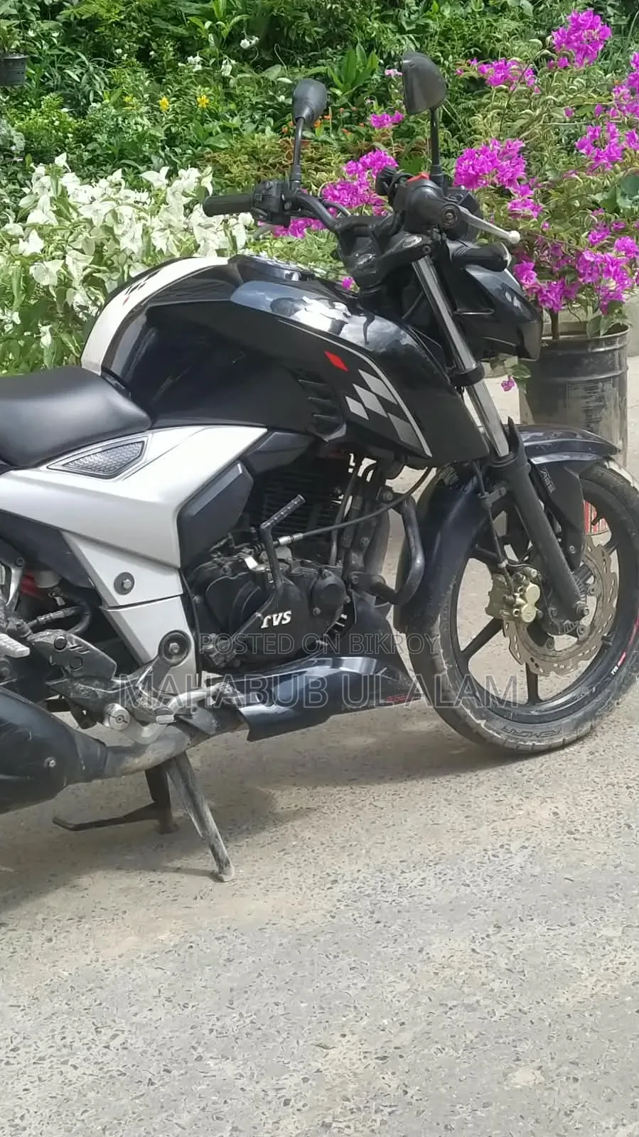 TVS Apache RTR 160 2V ABS 2024 Black