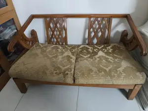 2 Sitter Sofa (Mahogany Wood )