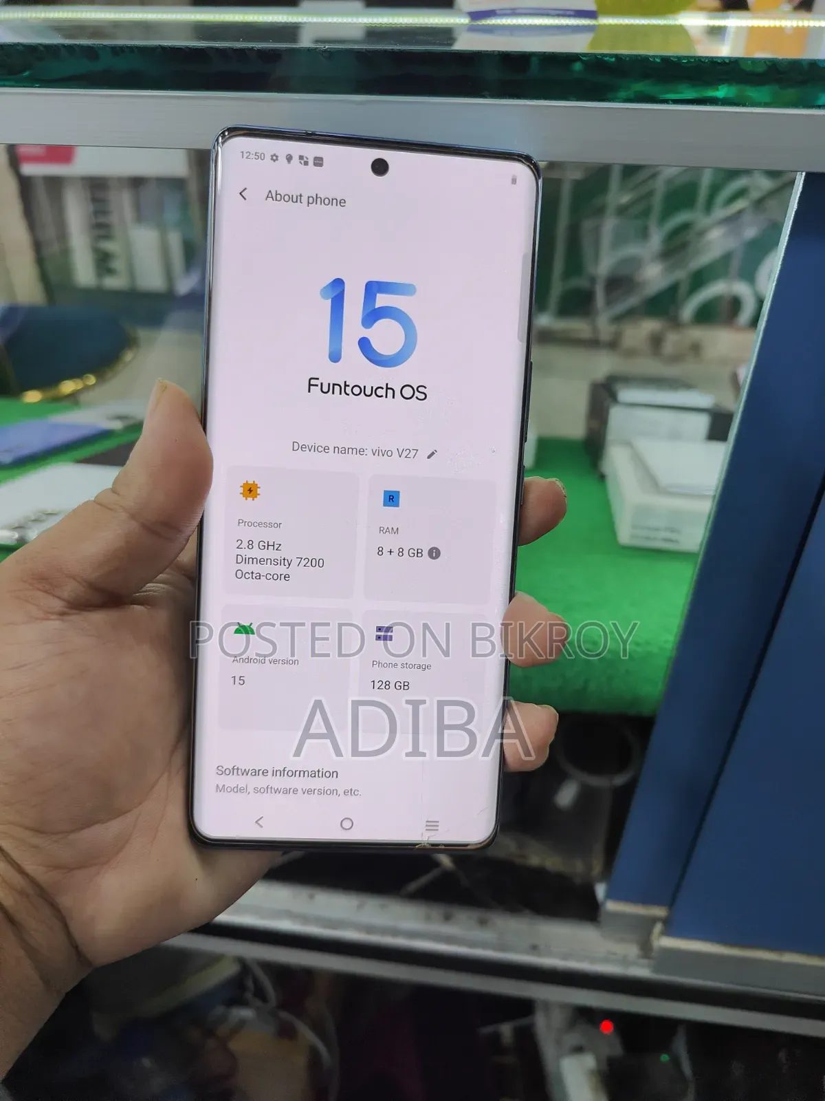 Vivo V27 128 GB Silver