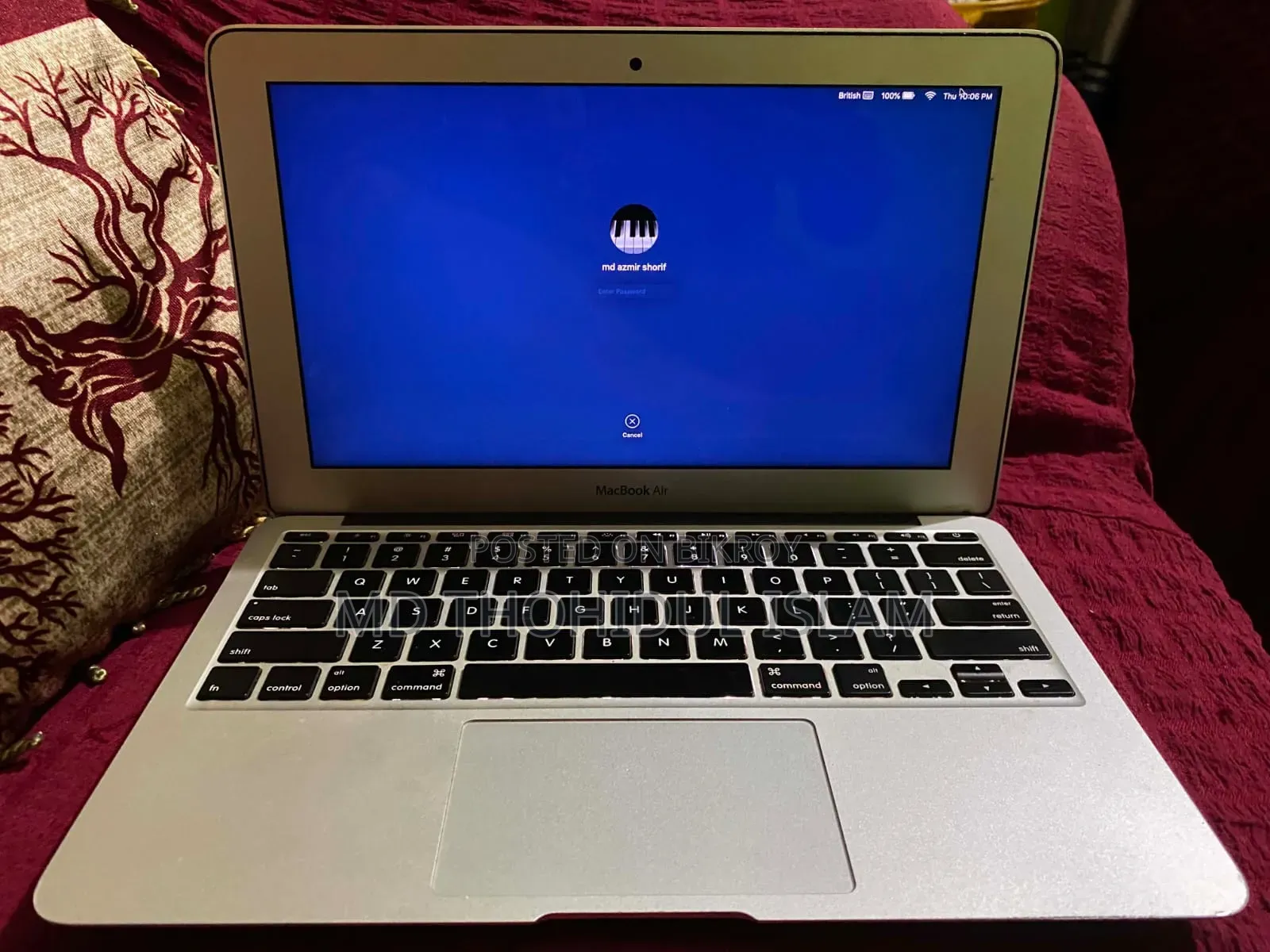 Laptop Apple MacBook Air 2012 8GB Intel Core i5 SSD 128GB