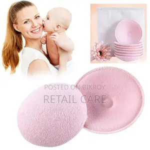 2 PCS Ultra Soft Washable Cotton Breast Pads for Nursing Moms-2pcs