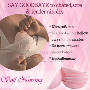2 PCS Ultra Soft Washable Cotton Breast Pads for Nursing Moms-2pcs