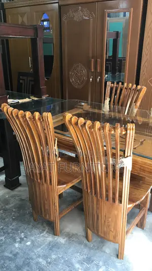 সেগুন কাঠের ডাইনিং