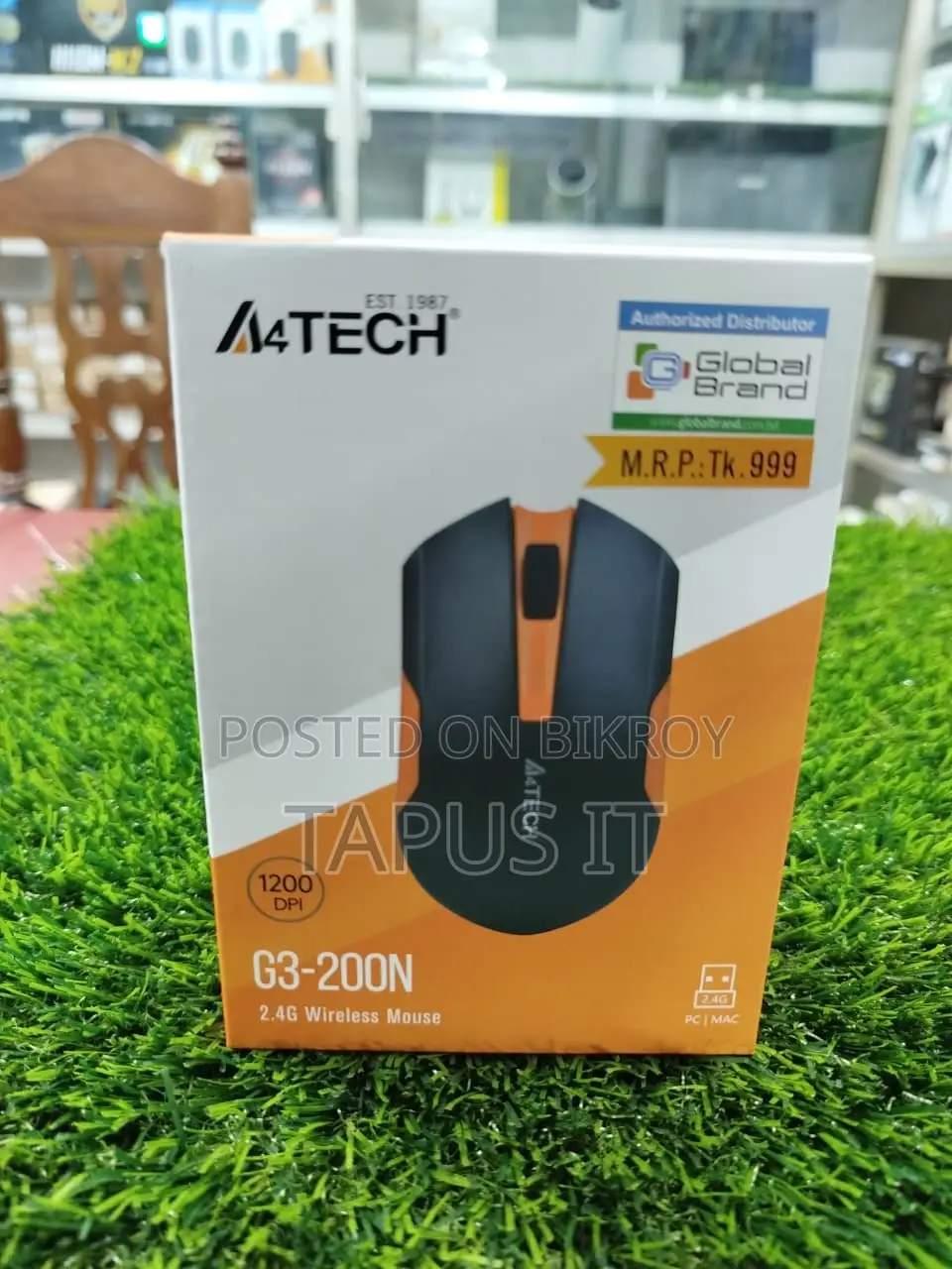 Mouse A4 Tech Wireless G3-200n 1Year Warranty