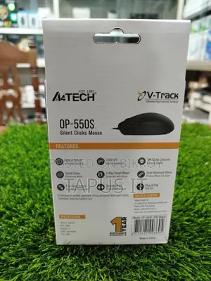 New Mouse A4 Tech USB OP-550S 1Year Warranty
