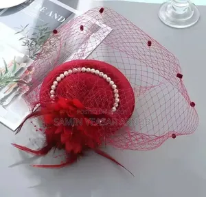 Elegant Fascinator Hat Women Veil Headdress Bridal Hat