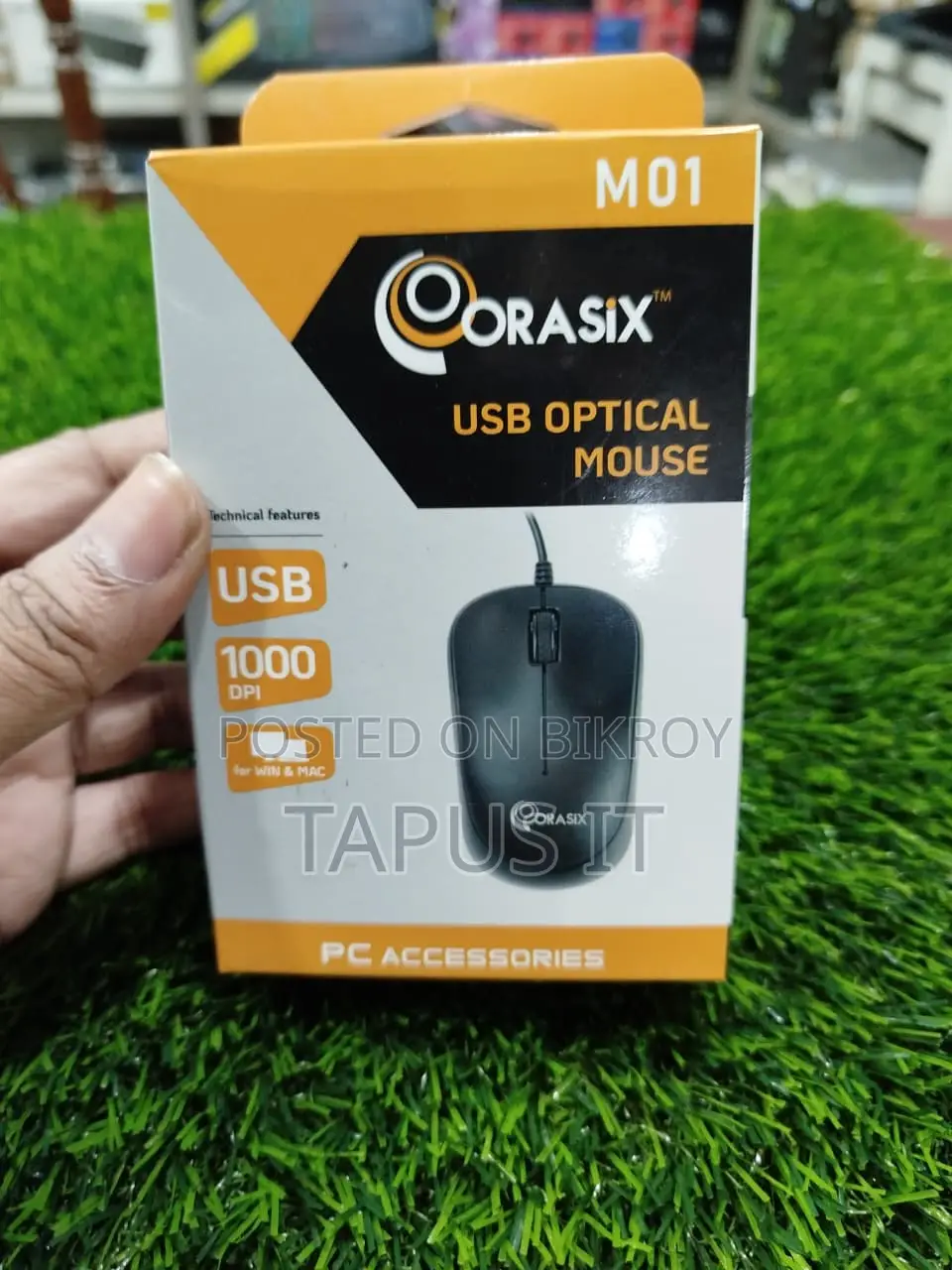 USB New Mouse Orasix M01 1000DPI 1Year Warranty
