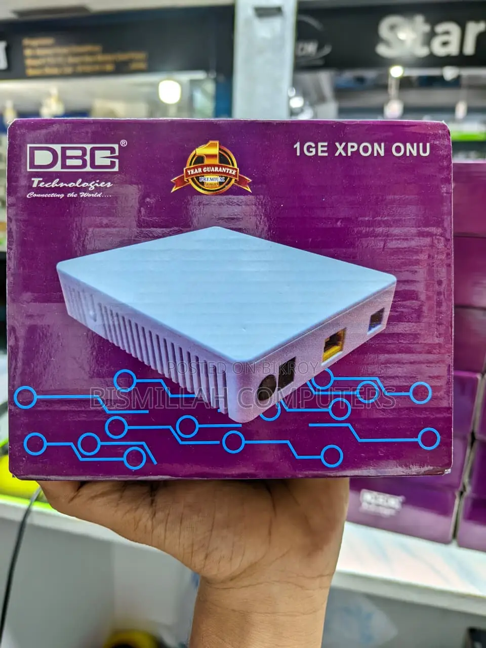 DBC 1ge FTTH Xpon Onu