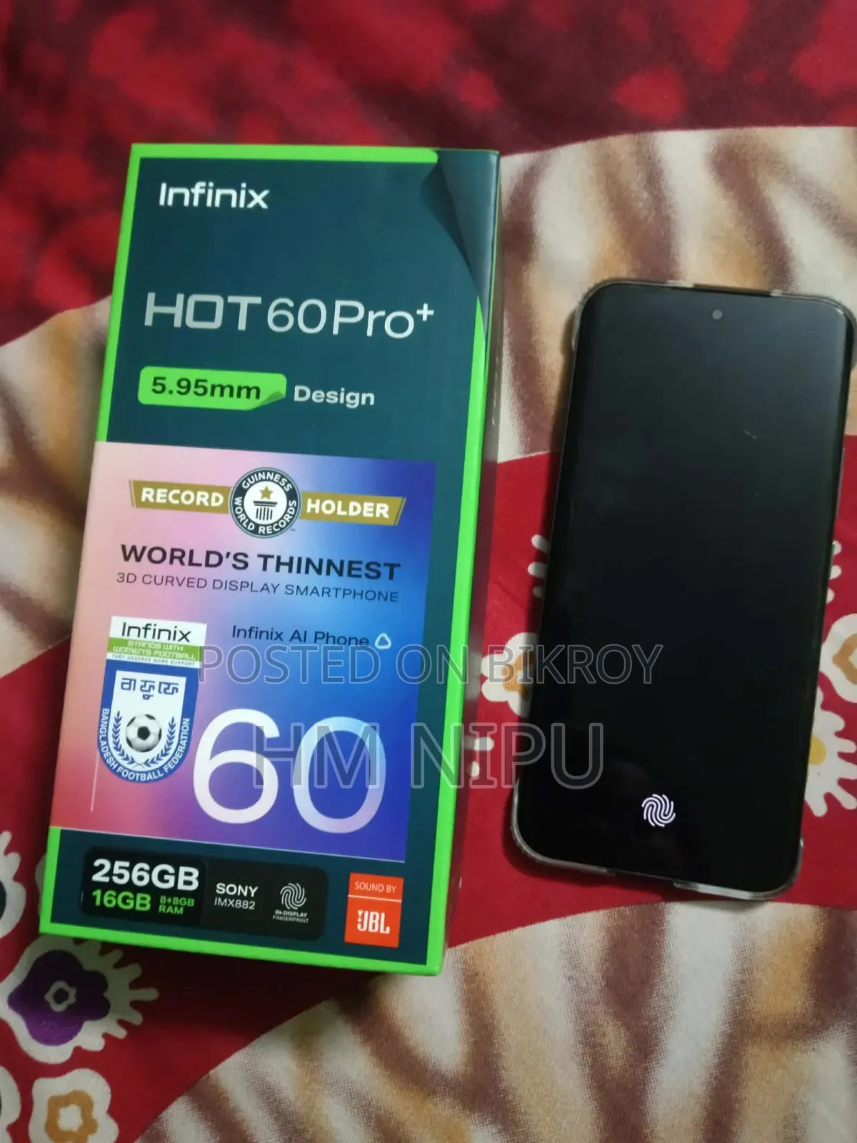 Infinix Hot 60 Pro+ 256 GB Black