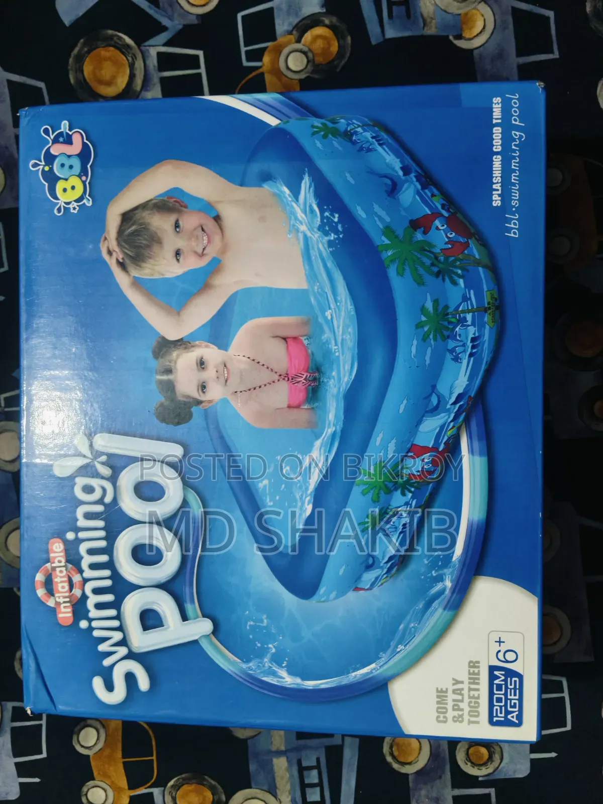 Inflatable Swimming Pool | Home & Play Together | 175×82×33 CM