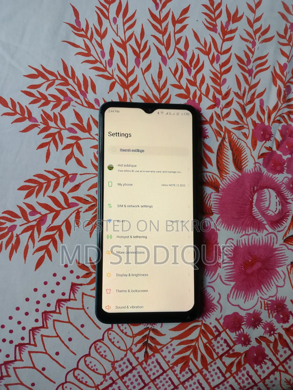 Infinix Note 12 (2023) 128 GB Blue