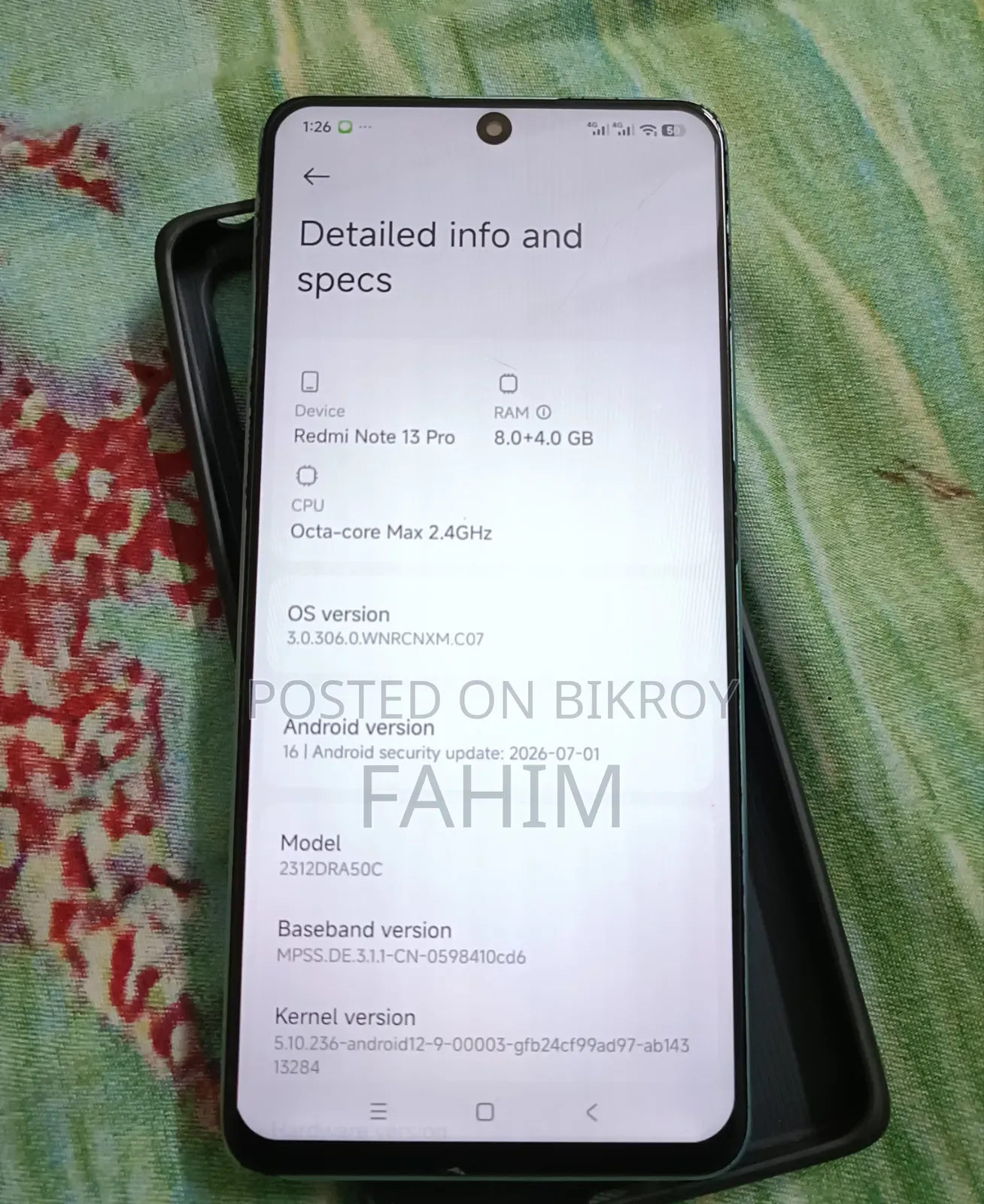 Xiaomi Redmi Note 13 Pro 256 GB Silver