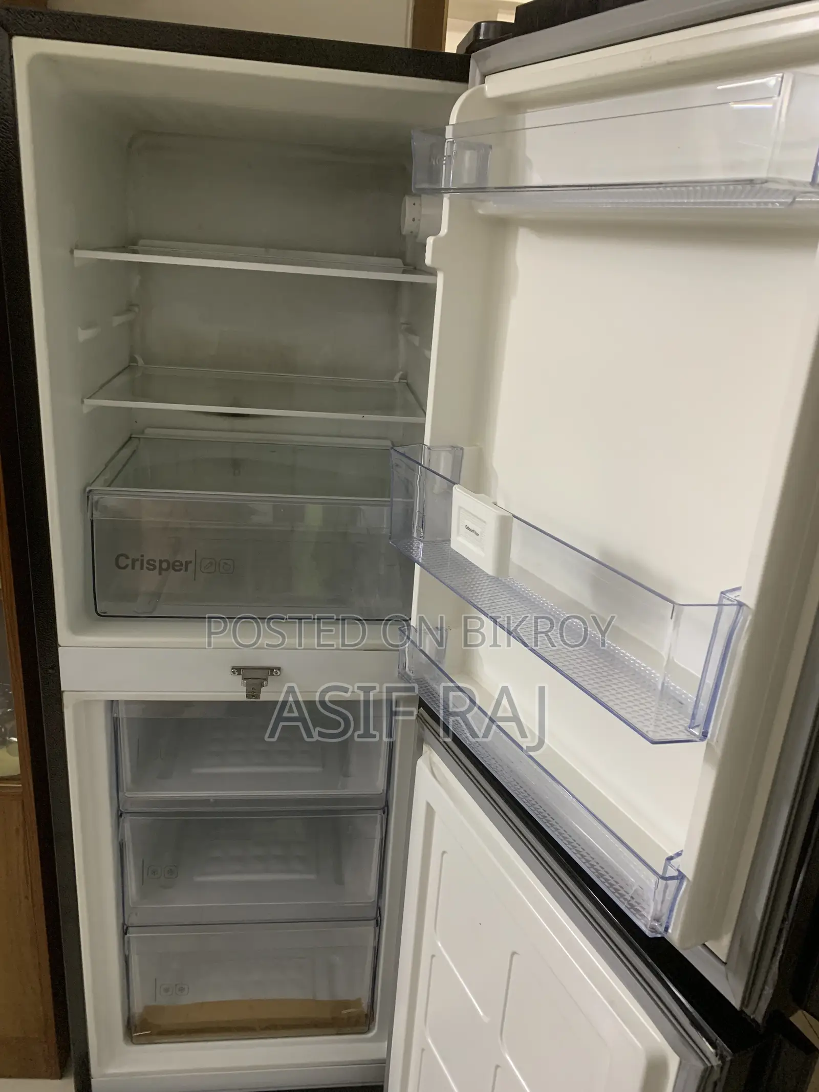 Singer 180L Black Bottom Mount Refrigerator