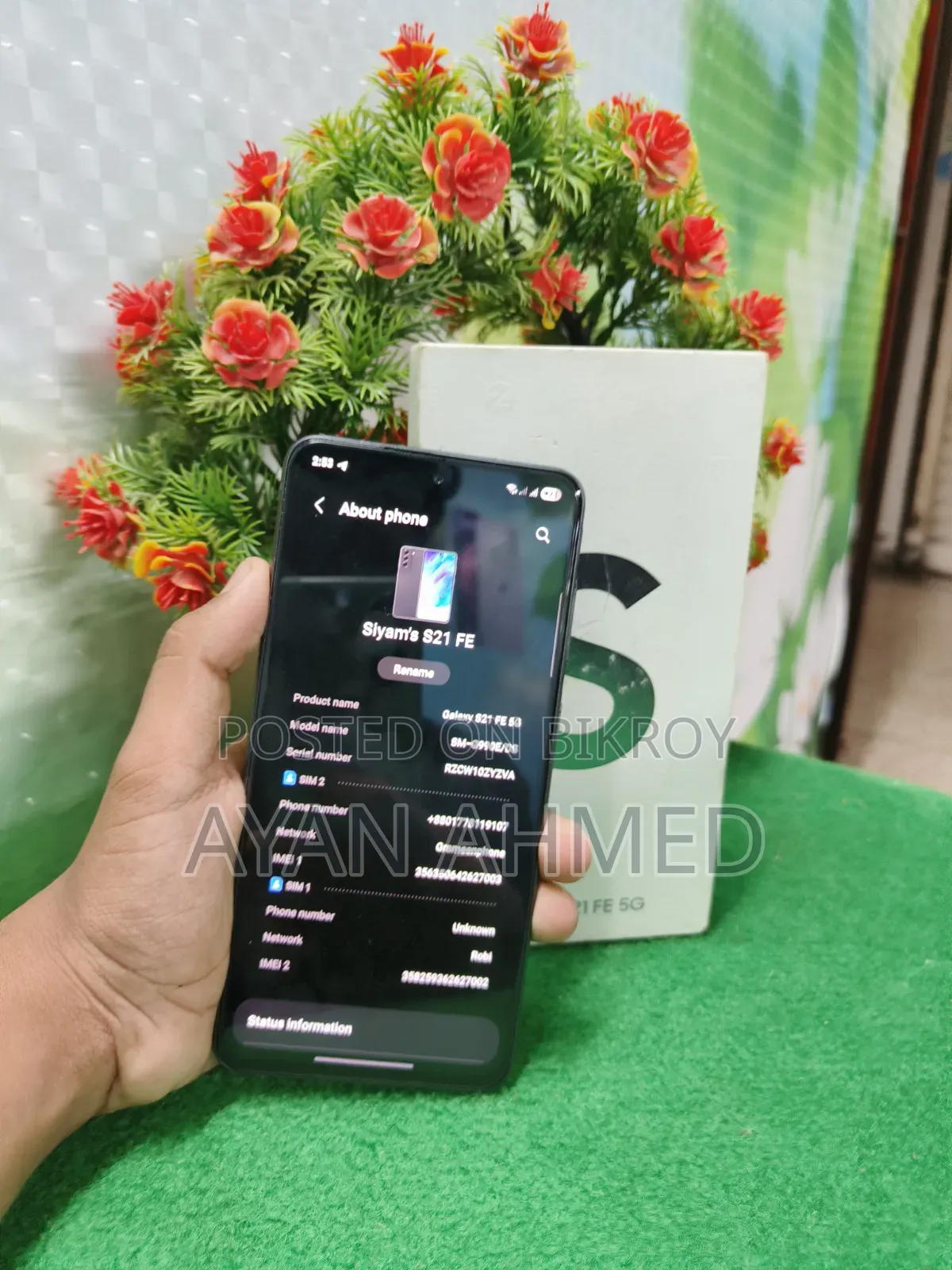 Samsung Galaxy S21 FE 5G 128 GB Black