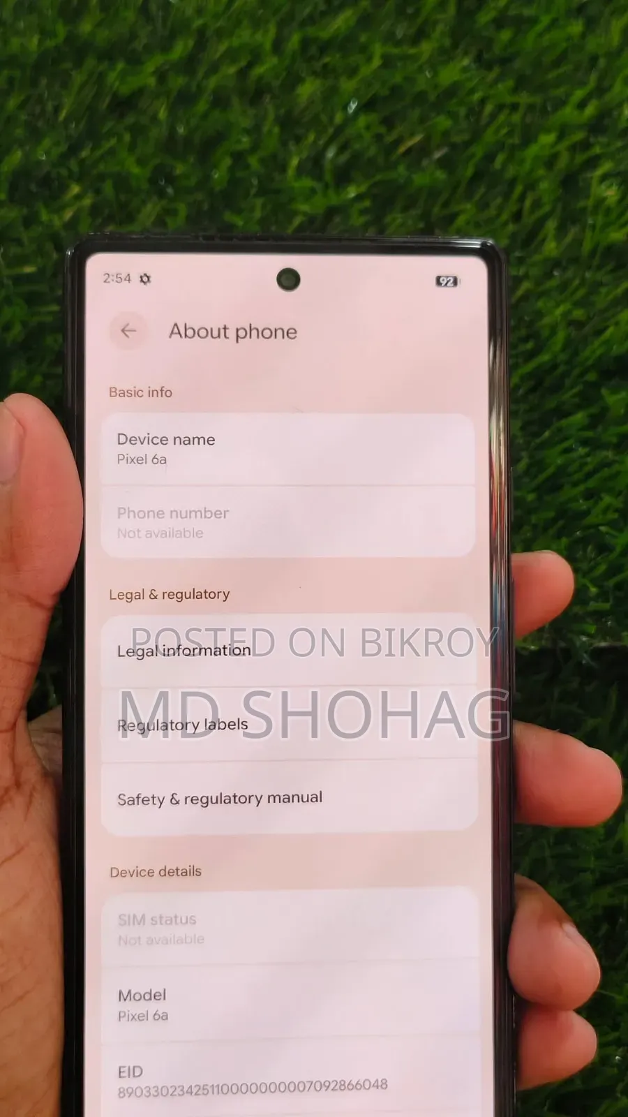 Google Pixel 6a 128 GB Black