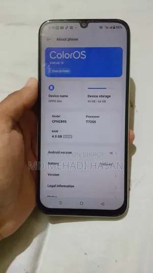 New Oppo A6c 128 GB White