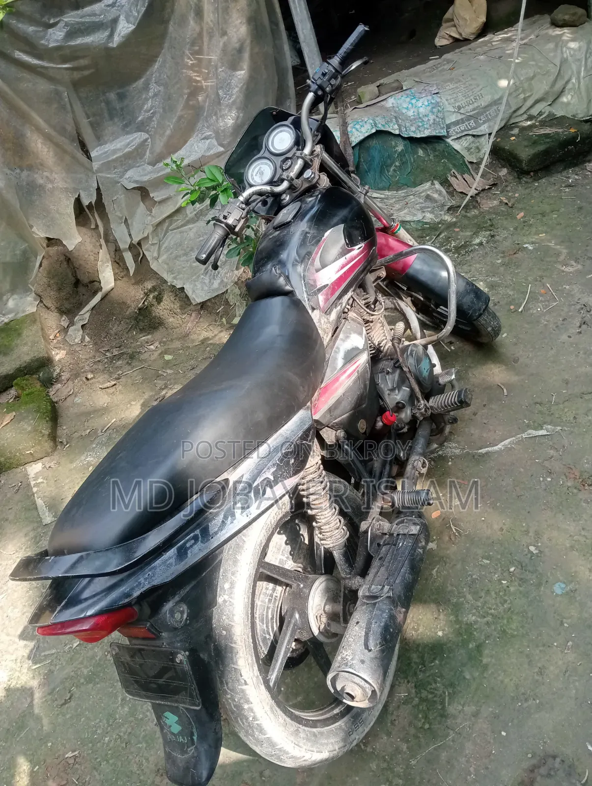 Bajaj Platina 100 2015 Red