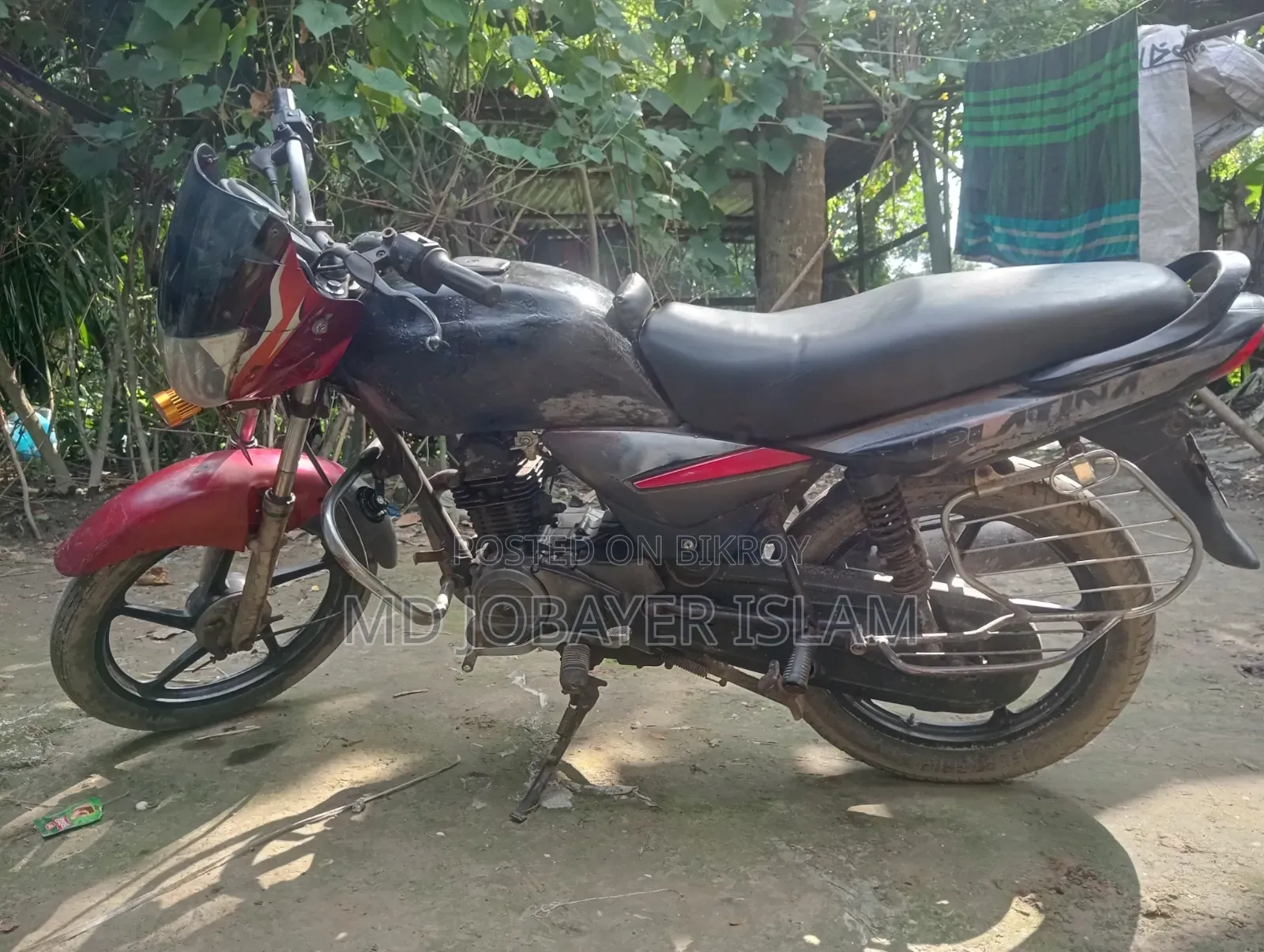 Bajaj Platina 100 2015 Red