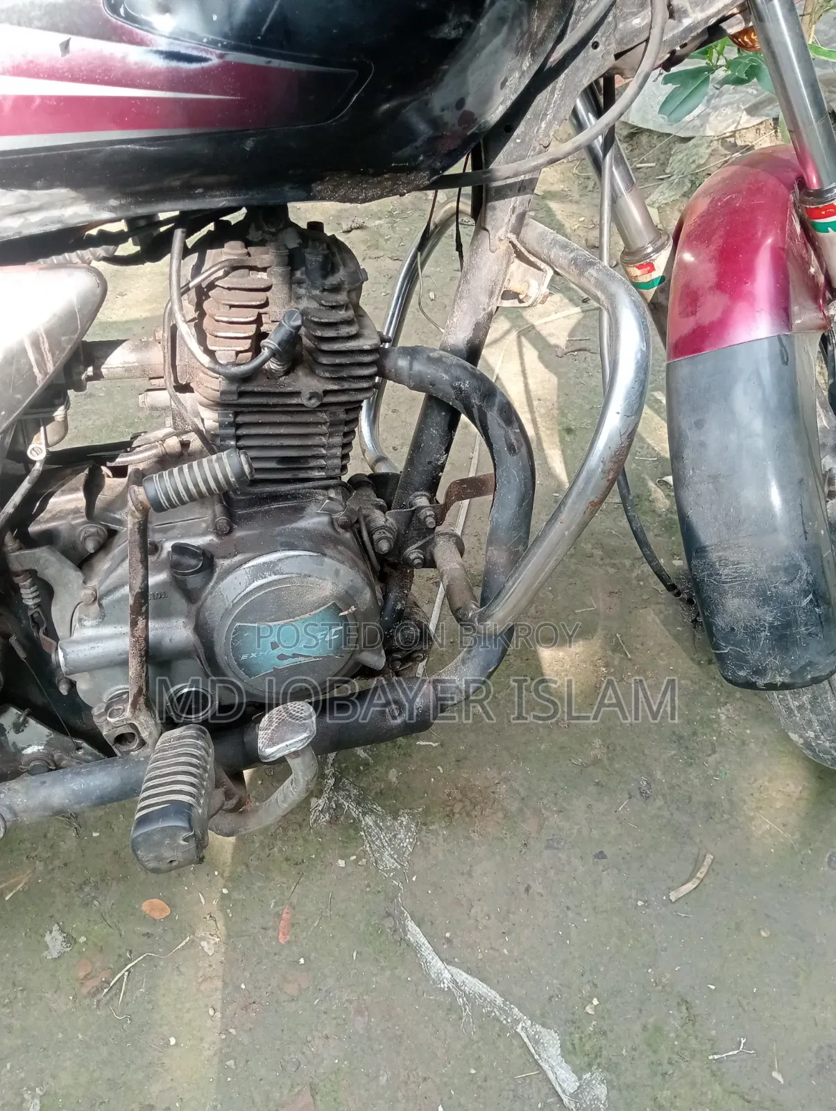 Bajaj Platina 100 2015 Red