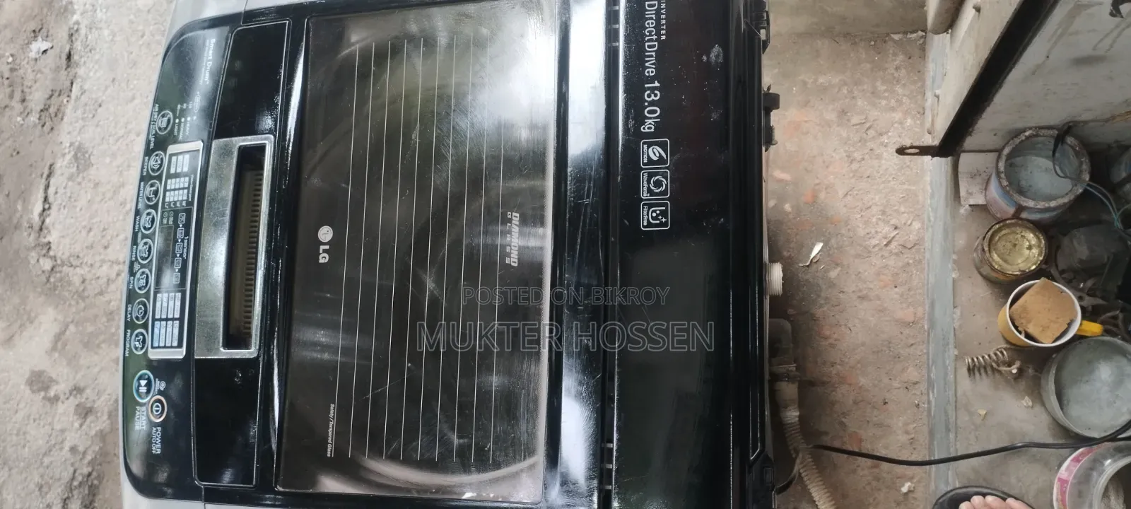 এলজি ইনভার্টার টপ লোডিং ওয়াশিং মেশিন