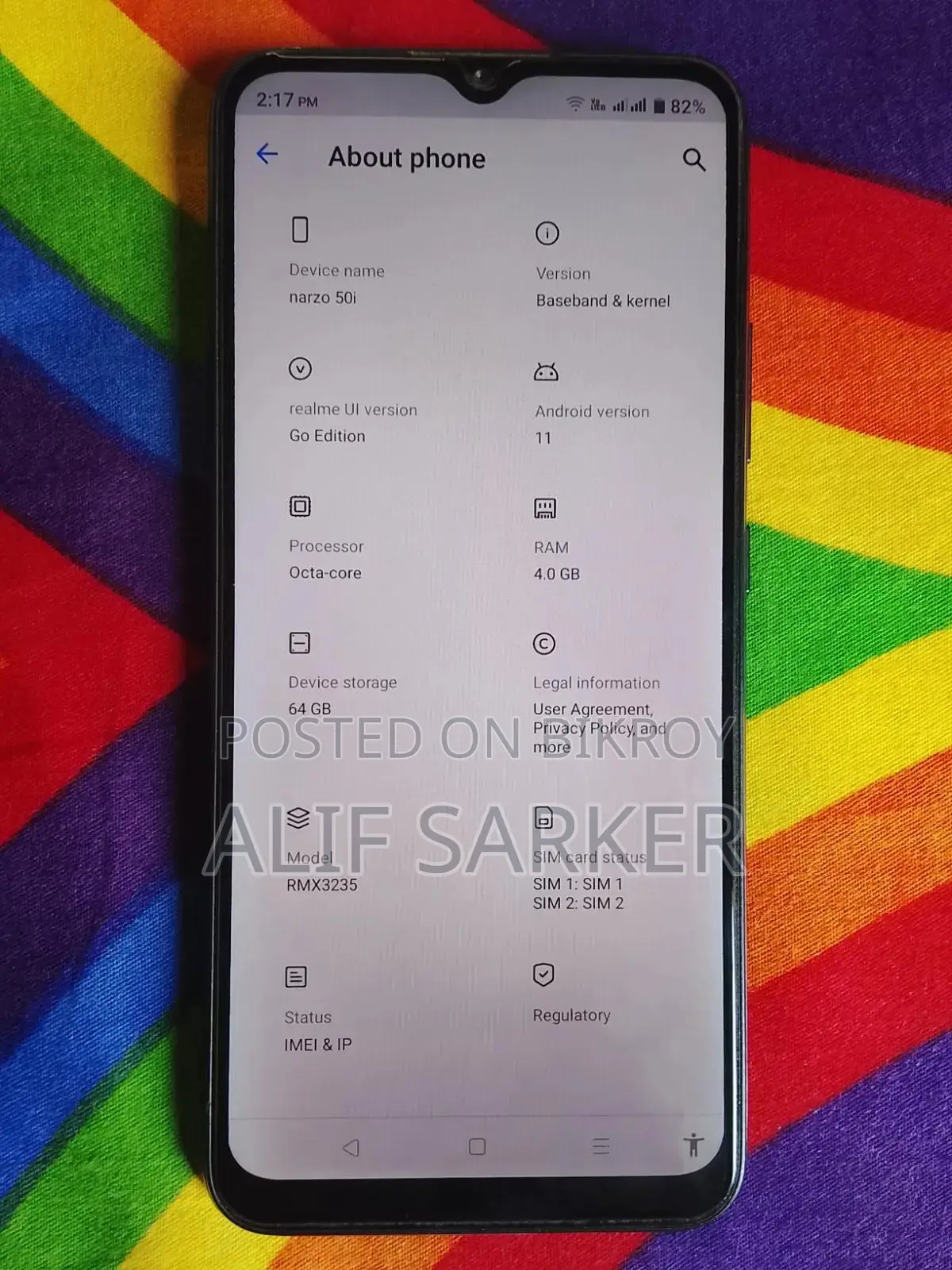Realme Narzo 50i 64 GB Black