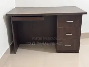 Wooden Office/Study Table With 3 Drawers – Good Condition