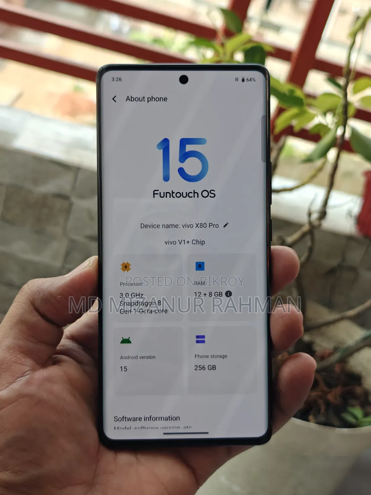 Vivo X80 Pro 256 GB Black