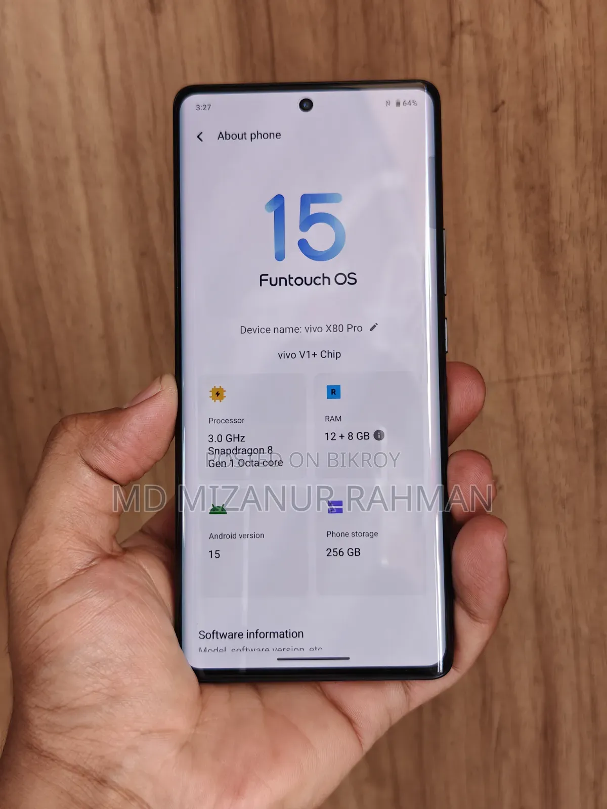 Vivo X80 Pro 256 GB Black