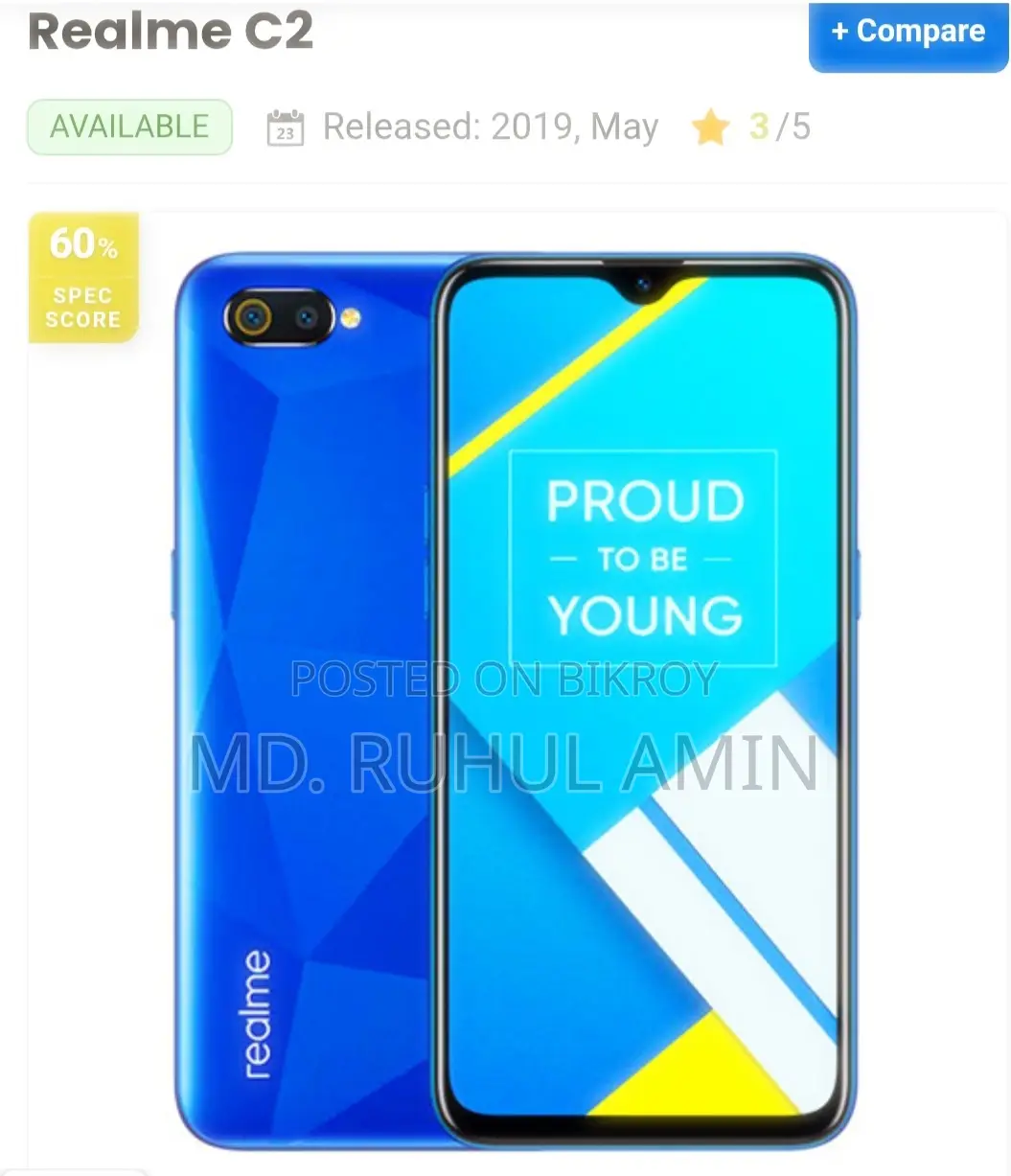 Realme C2 32 GB Blue