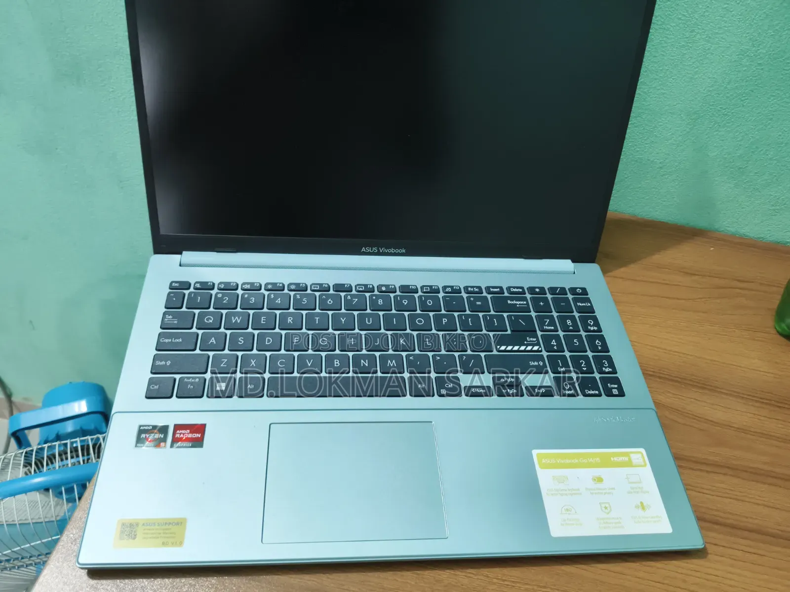 Laptop Asus Vivobook 15 16GB AMD Ryzen 5 SSD 512GB
