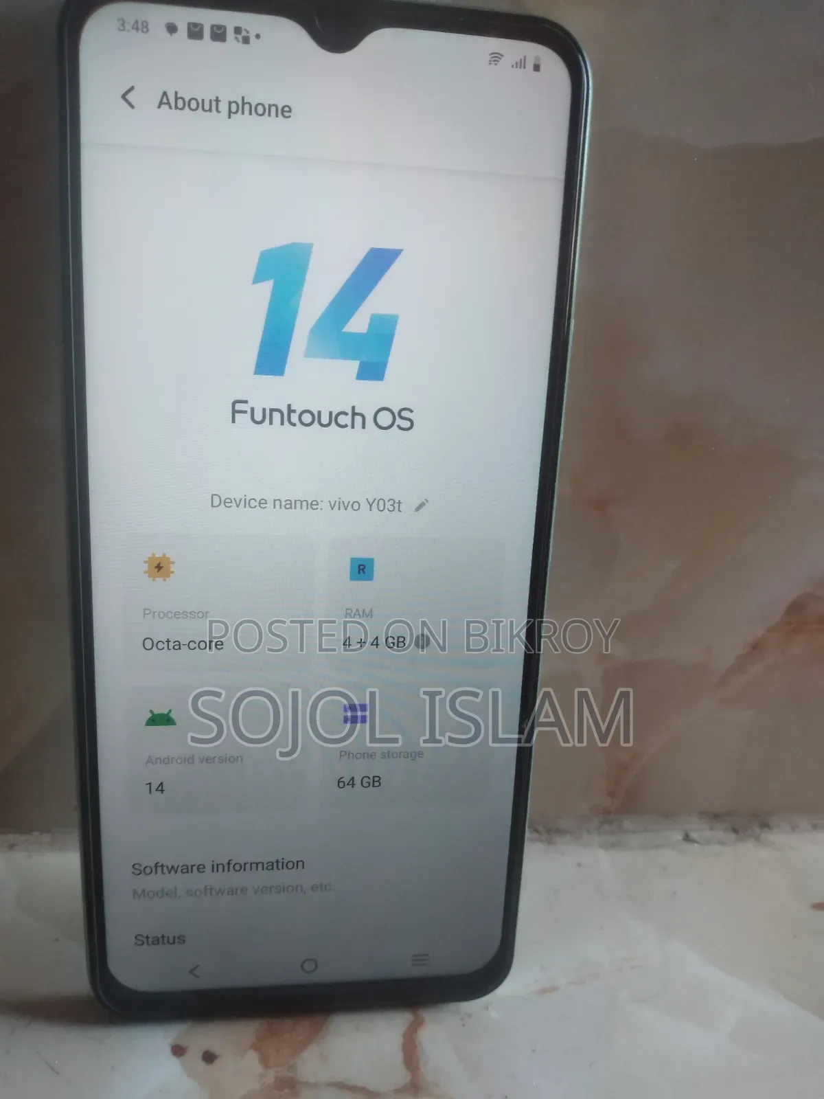 Vivo Y03t 64 GB