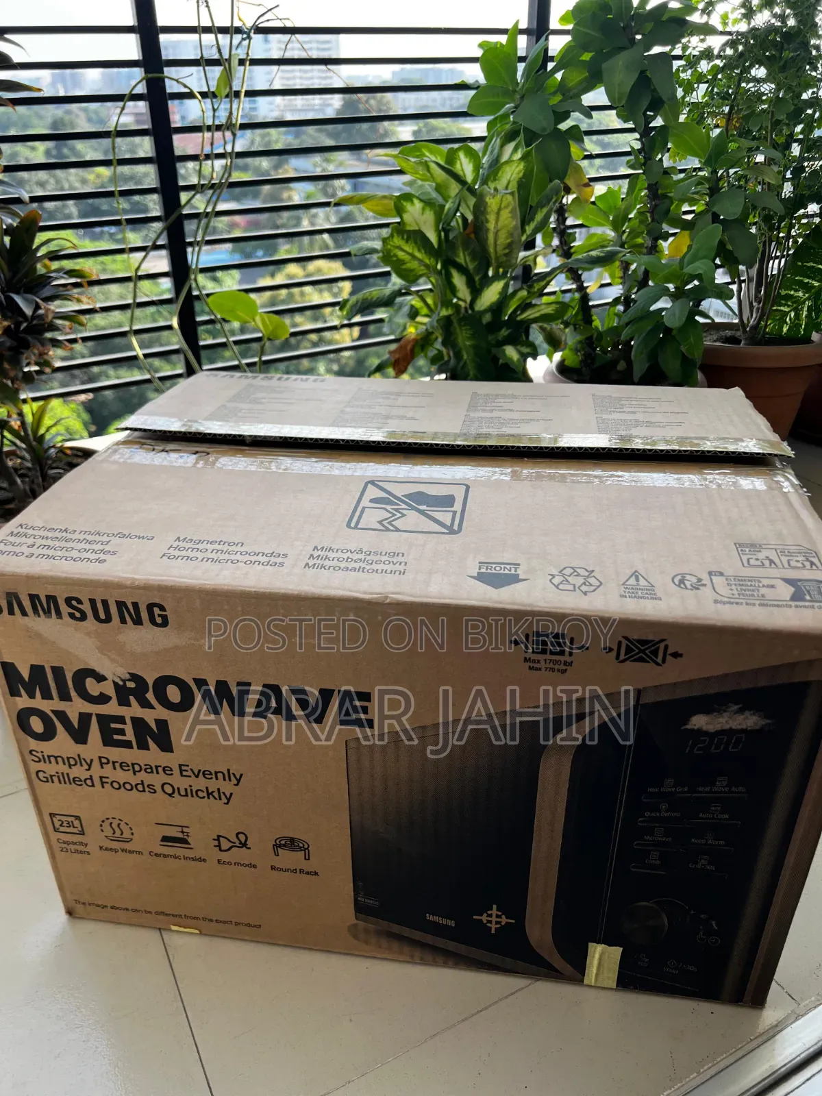 Samsung 23 Litre Grill Mictowave Oven (Black)