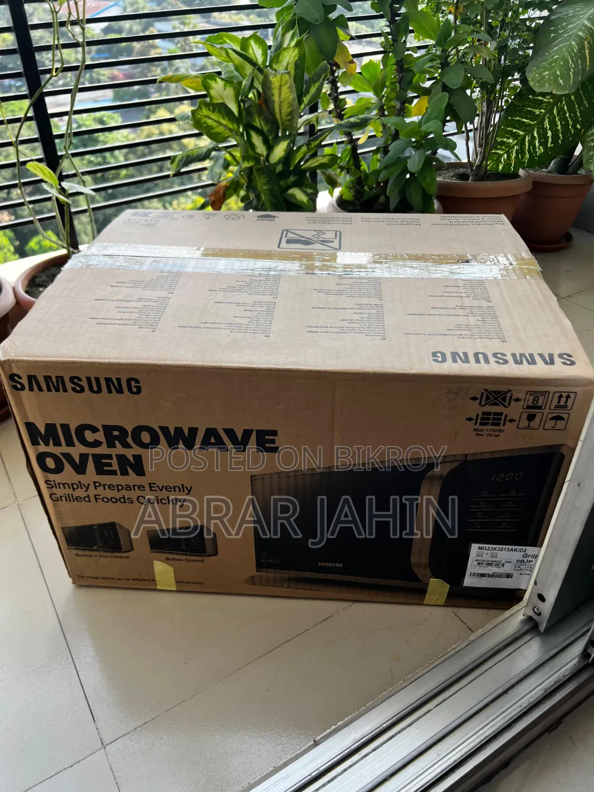 Samsung 23 Litre Grill Mictowave Oven (Black)