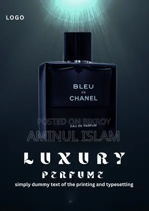 Luxury Perfume Promotional Poster Design