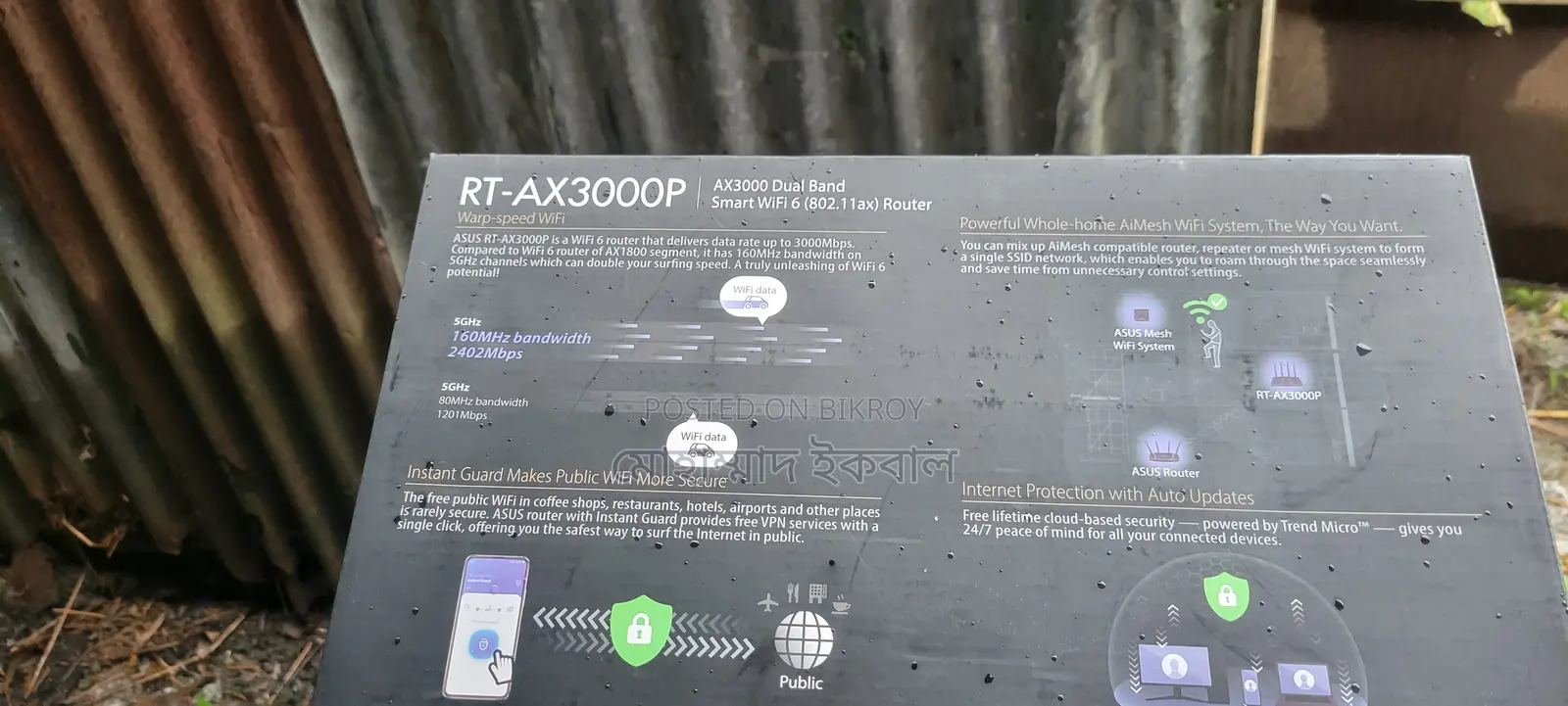 ASUS Rt-Ax3000, ASUS Rt-Ax3000p Full Boxed Router for Sell