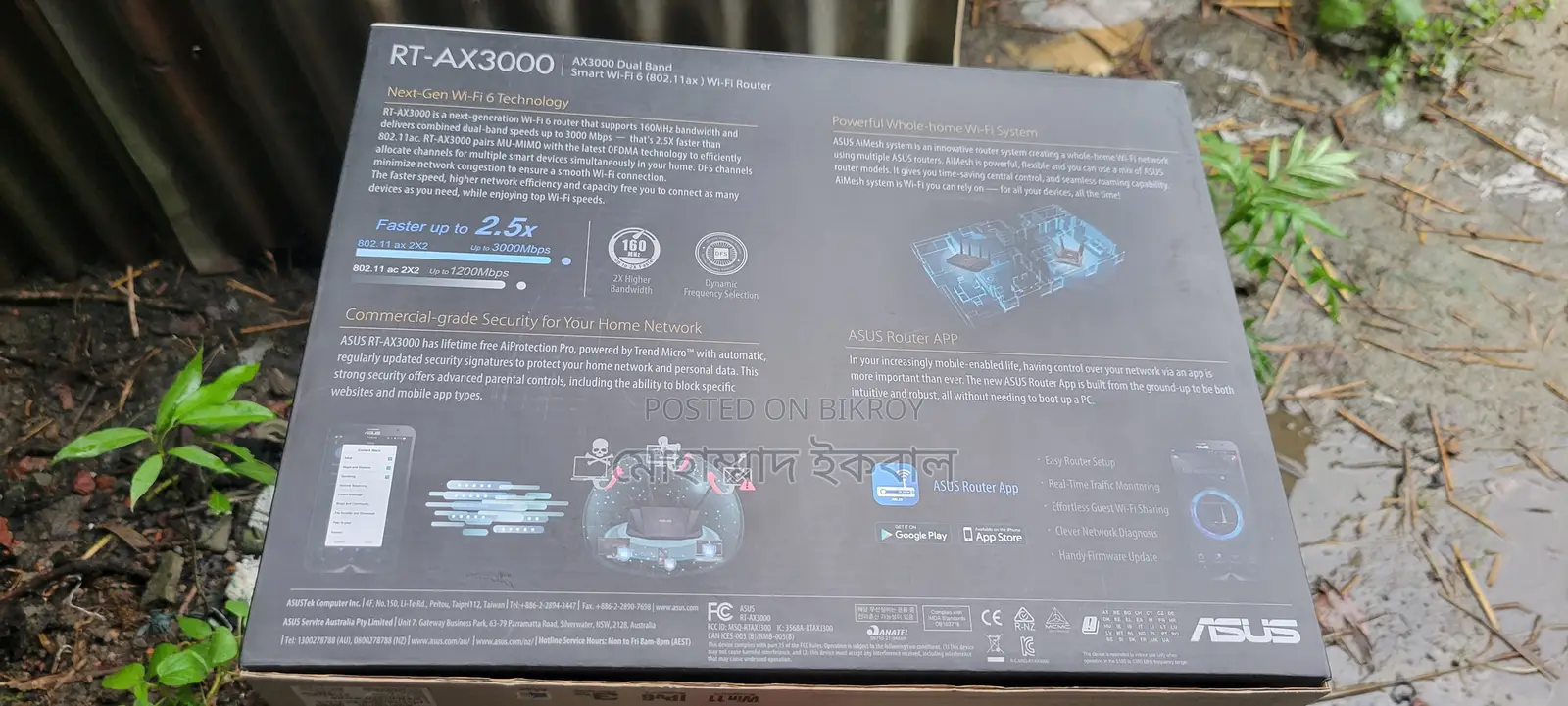 ASUS Rt-Ax3000, ASUS Rt-Ax3000p Full Boxed Router for Sell