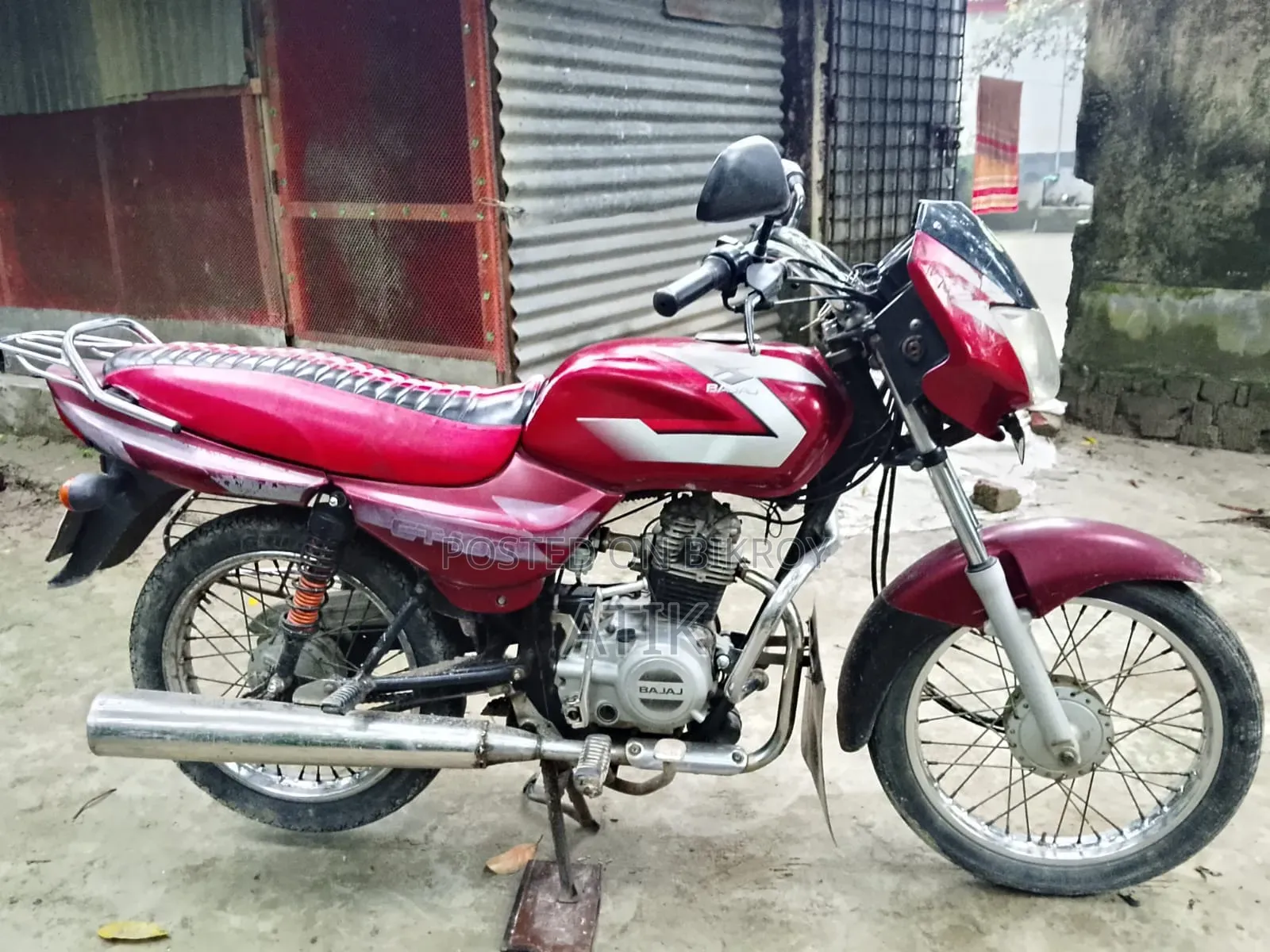 Bajaj CT 100 2017 Red