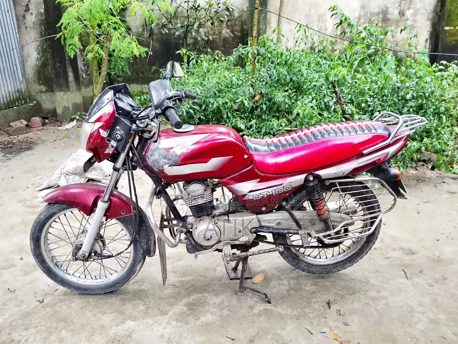 Bajaj CT 100 2017 Red
