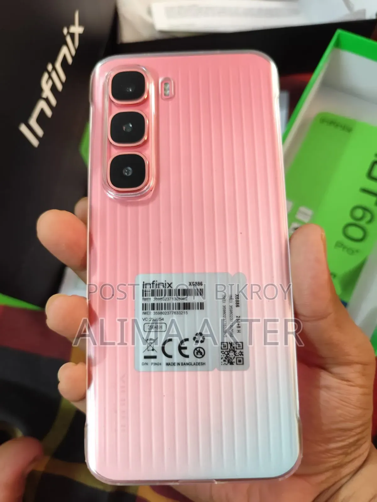 Infinix Hot 60 Pro+ 256 GB Pink