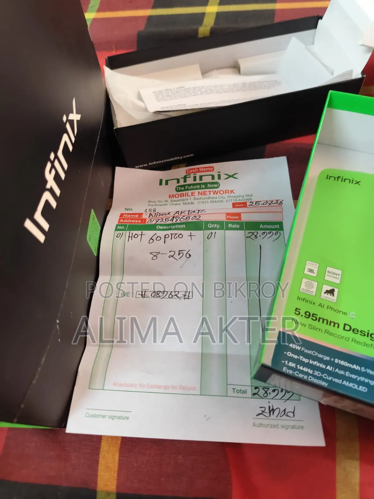 Infinix Hot 60 Pro+ 256 GB Pink