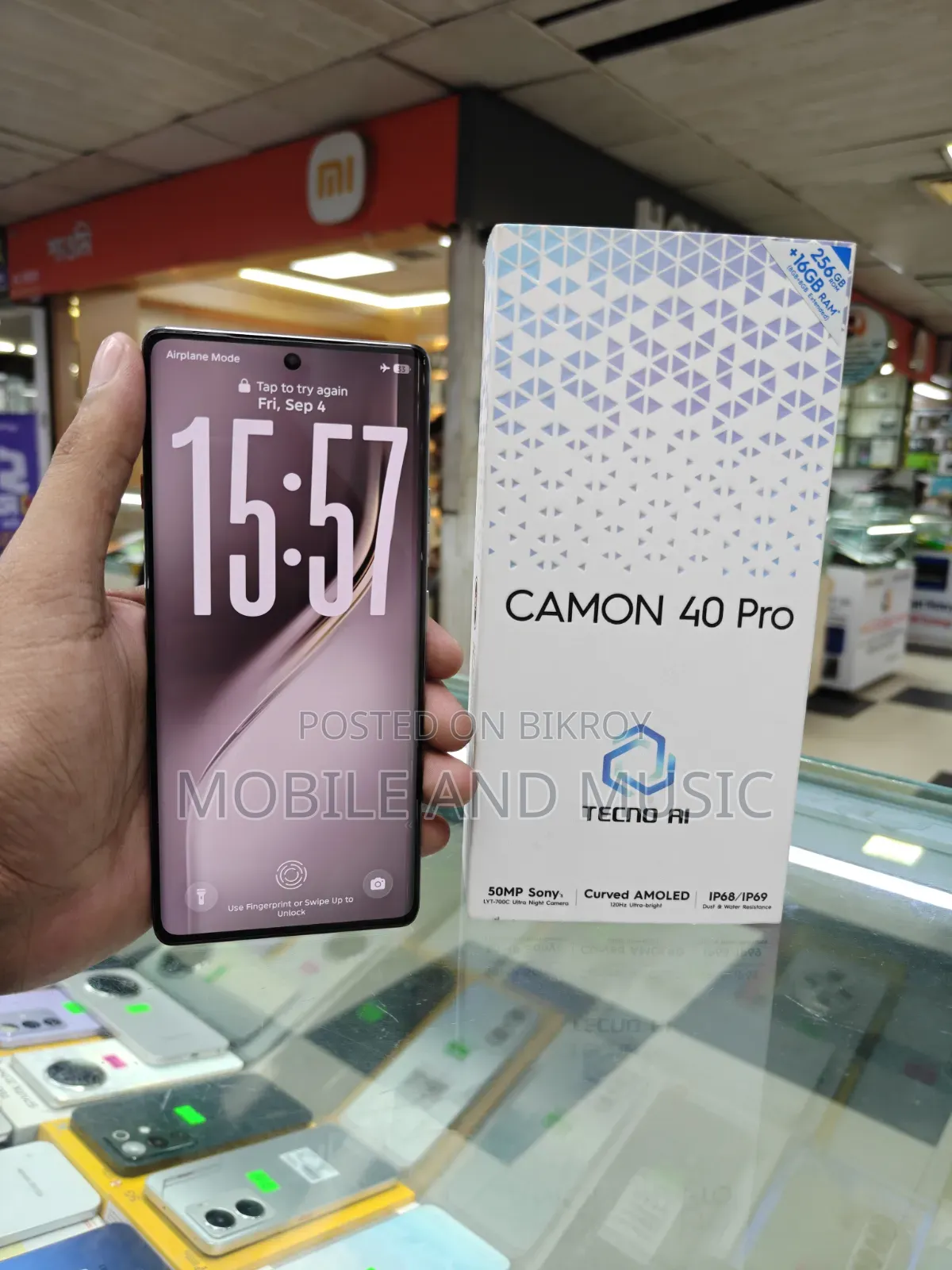 Tecno Camon 40 Pro 4G 256 GB Silver