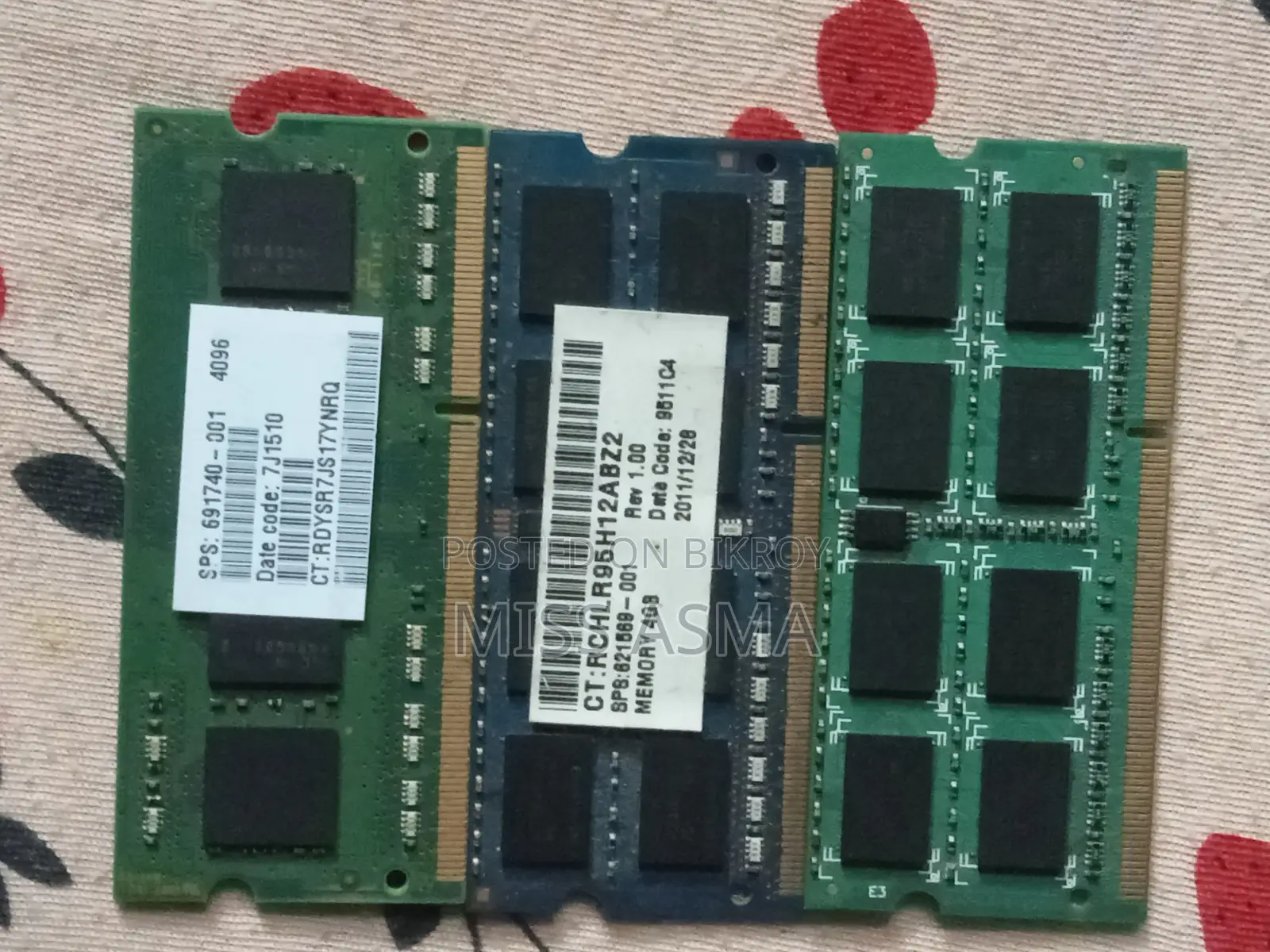 Laptop Ram Ddr3l 4gb