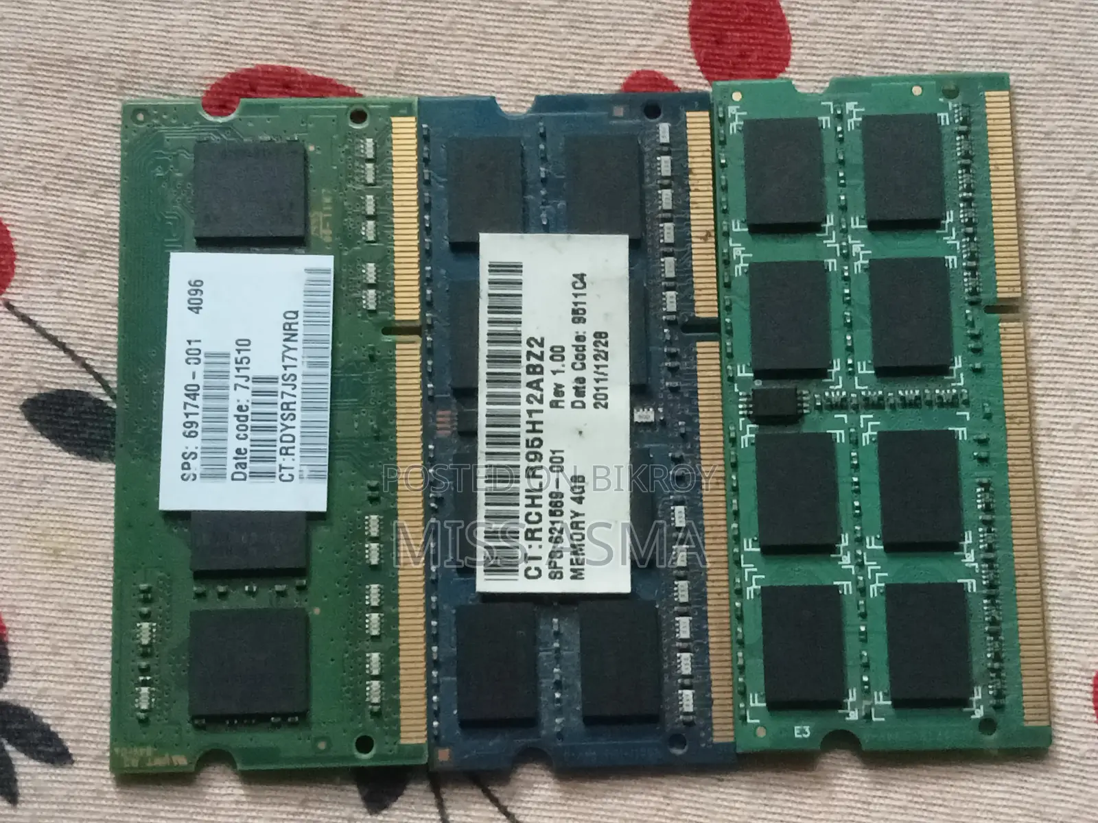 Laptop Ram Ddr3l 4gb