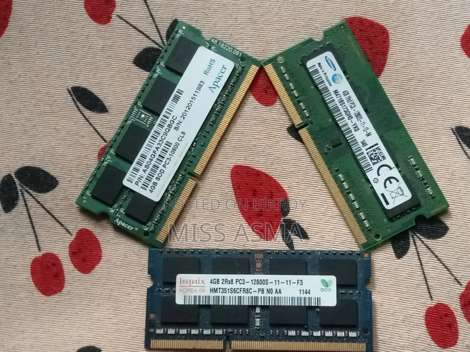 Laptop Ram Ddr3l 4gb