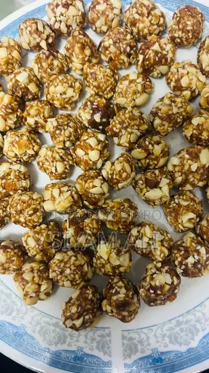 Boitin Laddu and Badam Borofi
