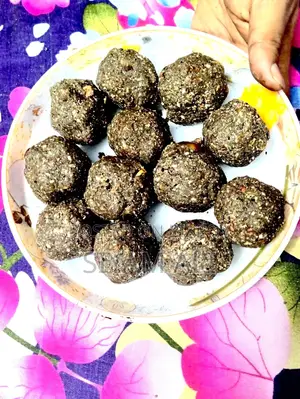 Boitin Laddu and Badam Borofi
