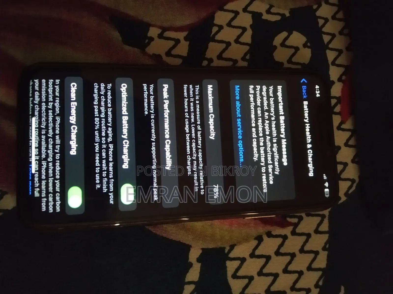 Apple iPhone X 64 GB Gray